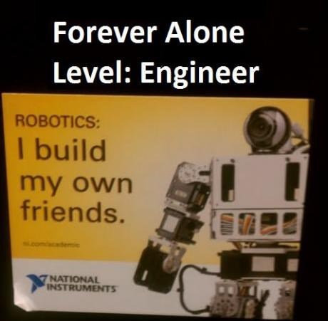 Forever alone: level engineer