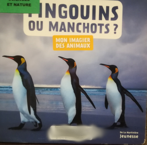 Couverture du livre pingouins ou manchots