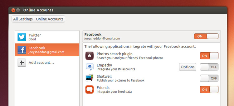 Online Accounts - Source : OMG! Ubuntu!