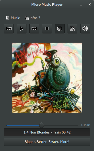 Source : http://www.open-source-projects.net/Micro_Music_Player/Screenshots/MicroMuscPlayer(mmp)_HighContrast_IconSet_By_Playing.png Capture d'écran