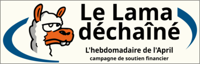 Source : https://april.org/campagne-2025/relais/banniereCampagneApril_400x.png Bannière du Lama déchaîné