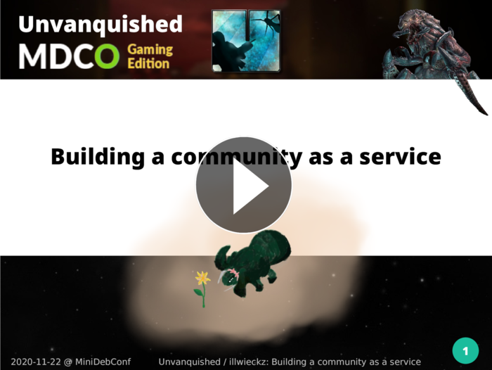 Bâtir une communauté comme un service, prévisualisation de la vidéo