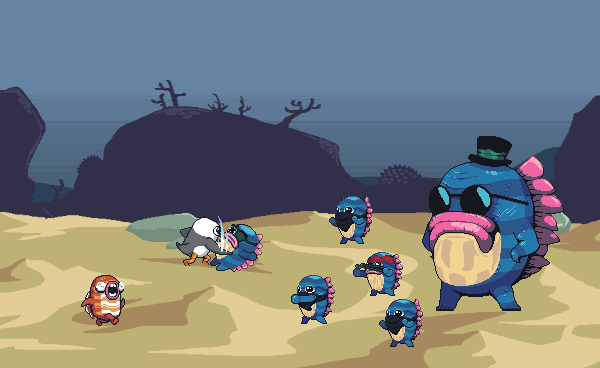 Capture d'écran du jeu Punchy Fishfolk