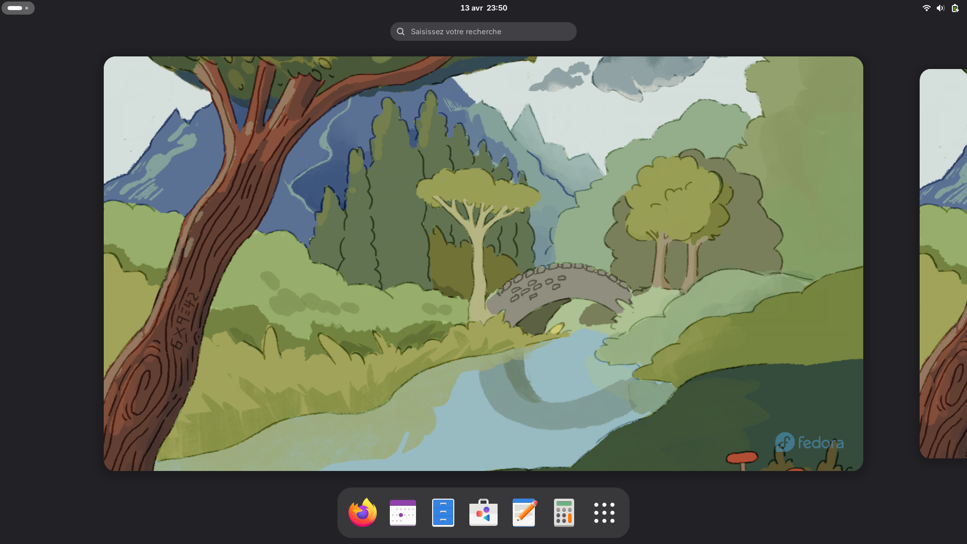 Source : https://forums.fedora-fr.org/assets/files/2025-10-27/1761598643-852072-gnome-bureau.png Bureau de GNOME