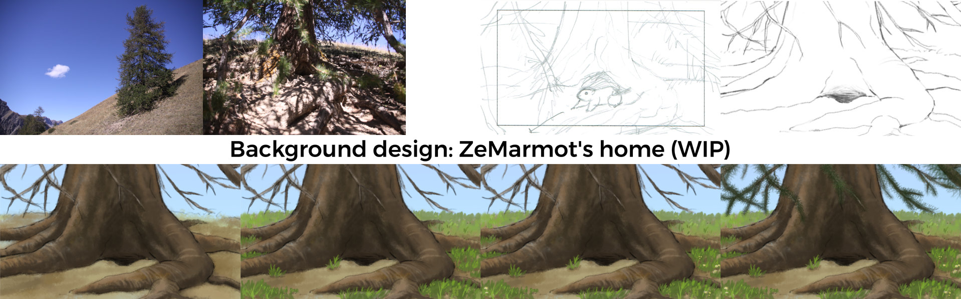 Design du terrier de ZeMarmot
