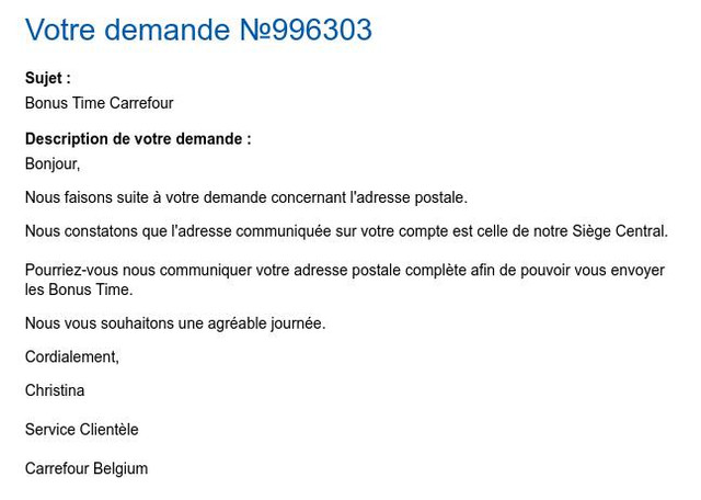 carrefour mail