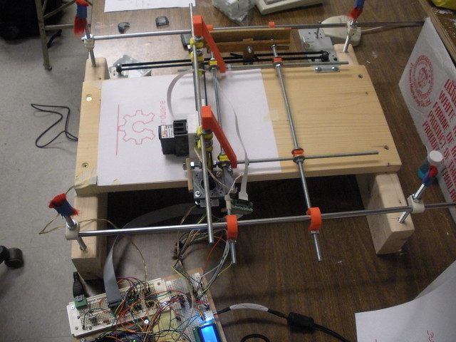 Photo d’une imprimante jet d’encre en open hardware