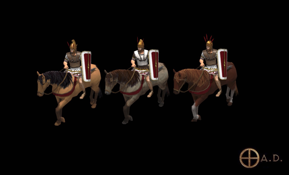 Cavalerie romaine avancée