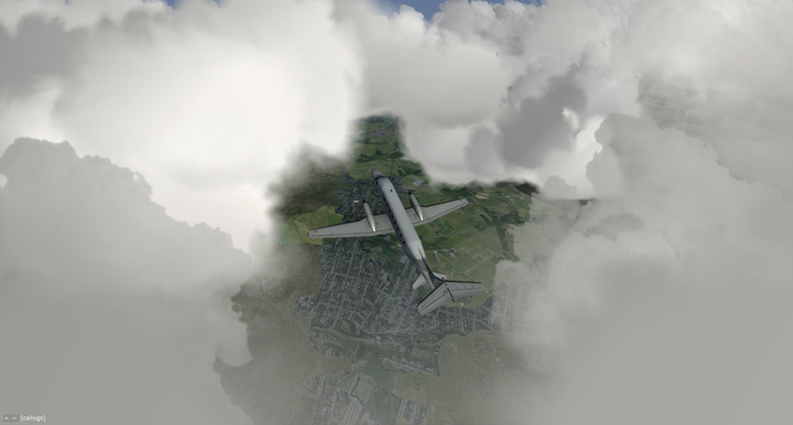 Éclaircie dans les nuages - Beechcraft B1900D
