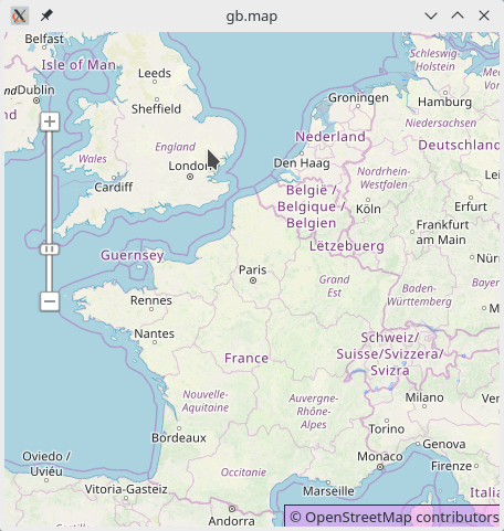 Exemple de contrôle MapView