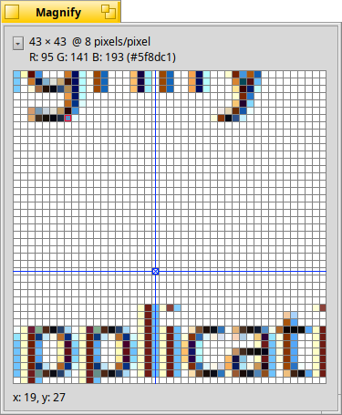 Magnify avec une 'règle'