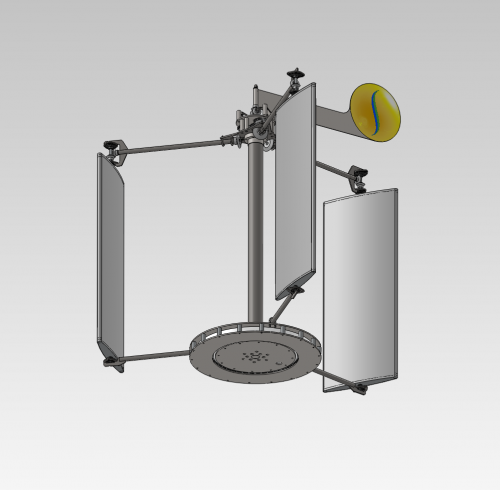 Urbolienne, éolienne verticale libre