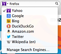 Yahoo, moteur de recherche par défaut de Firefox