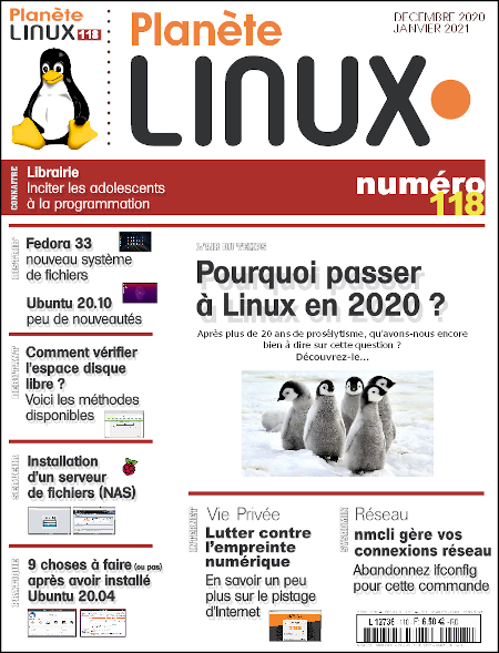 Mosaïque des couvertures Planète Linux 118