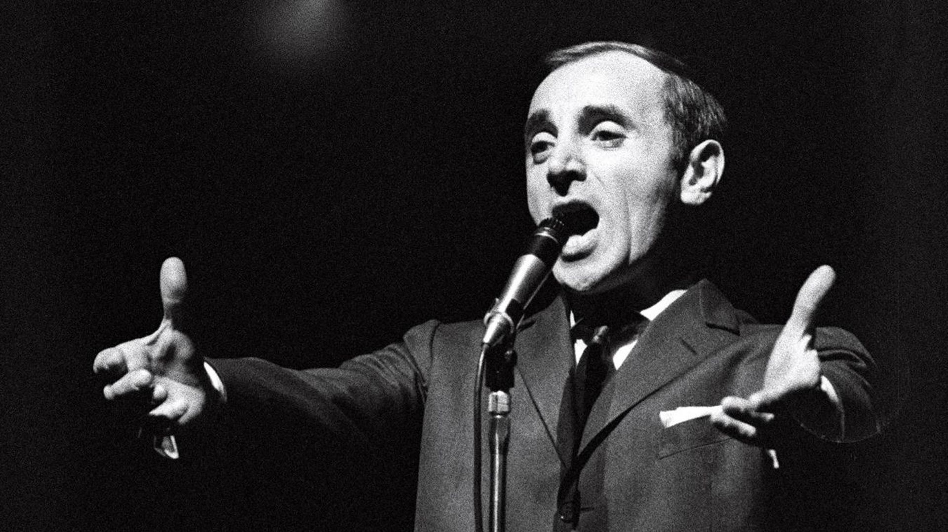 Aznavour chantant La bohème