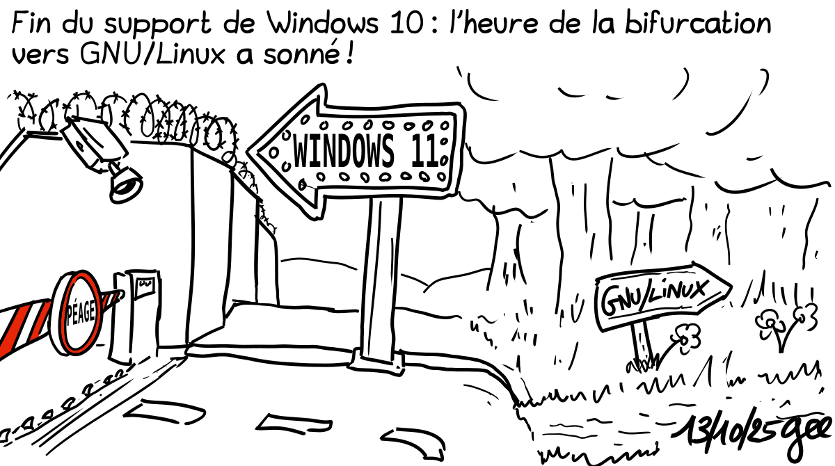 Fin du support Windows 10, il est temps de bifurquer