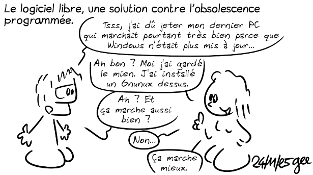 Le logiciel libre ça marche mieux