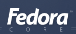 Premier logo de Fedora Core