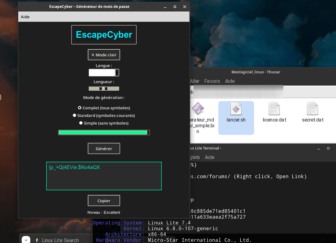 capture linux lite 7.4