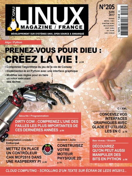 GNU/Linux Magazine numéro 205