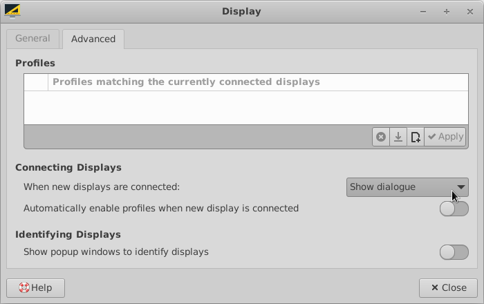 xfce4-display-settings - minor improvements