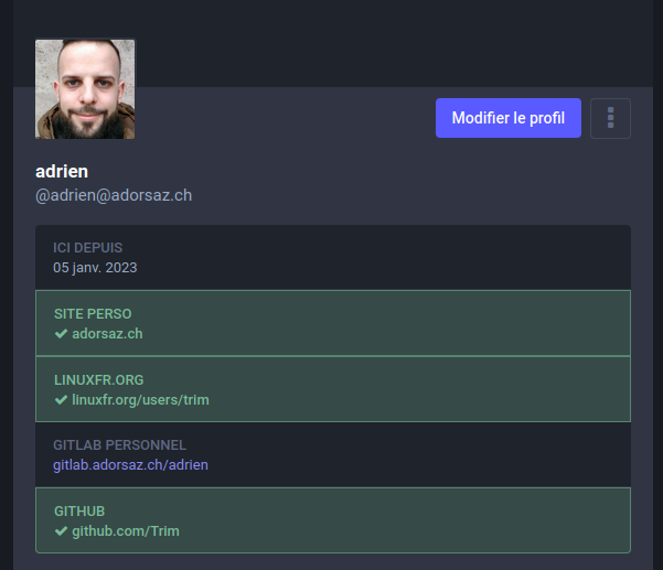 Profil avec compte LinuxFr.org