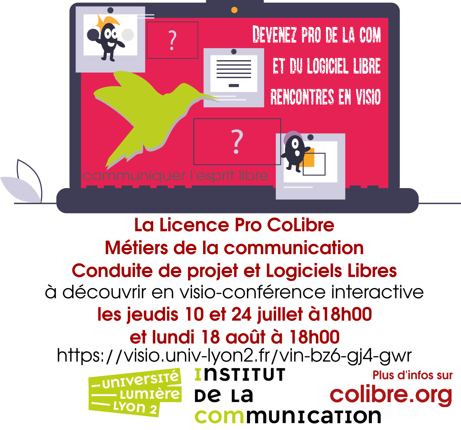Annonce visios ouvertes
