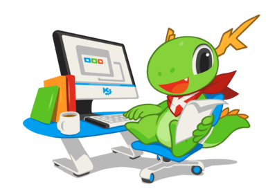 Konqi, mascotte de KDE