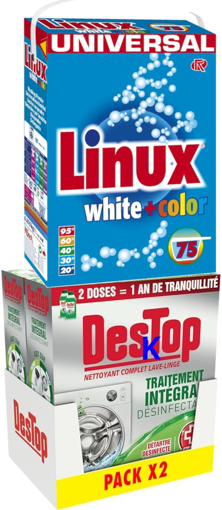 Lessive Linux sur Destop