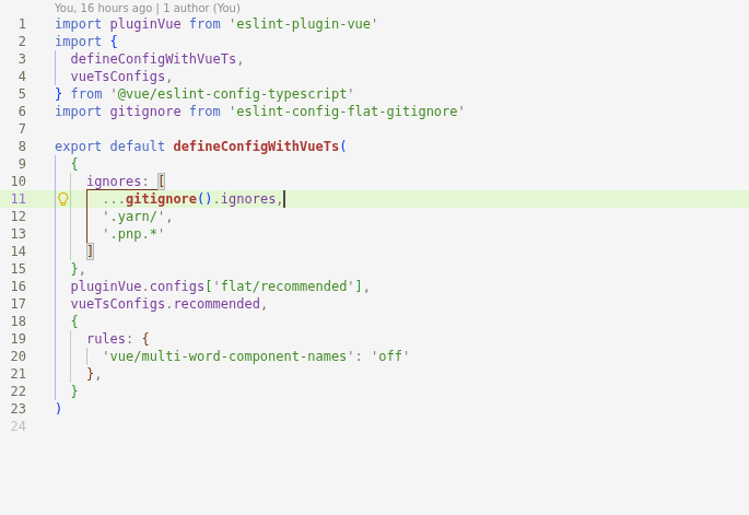 Capture d'écran de VSCodium avec un fond gris-clair