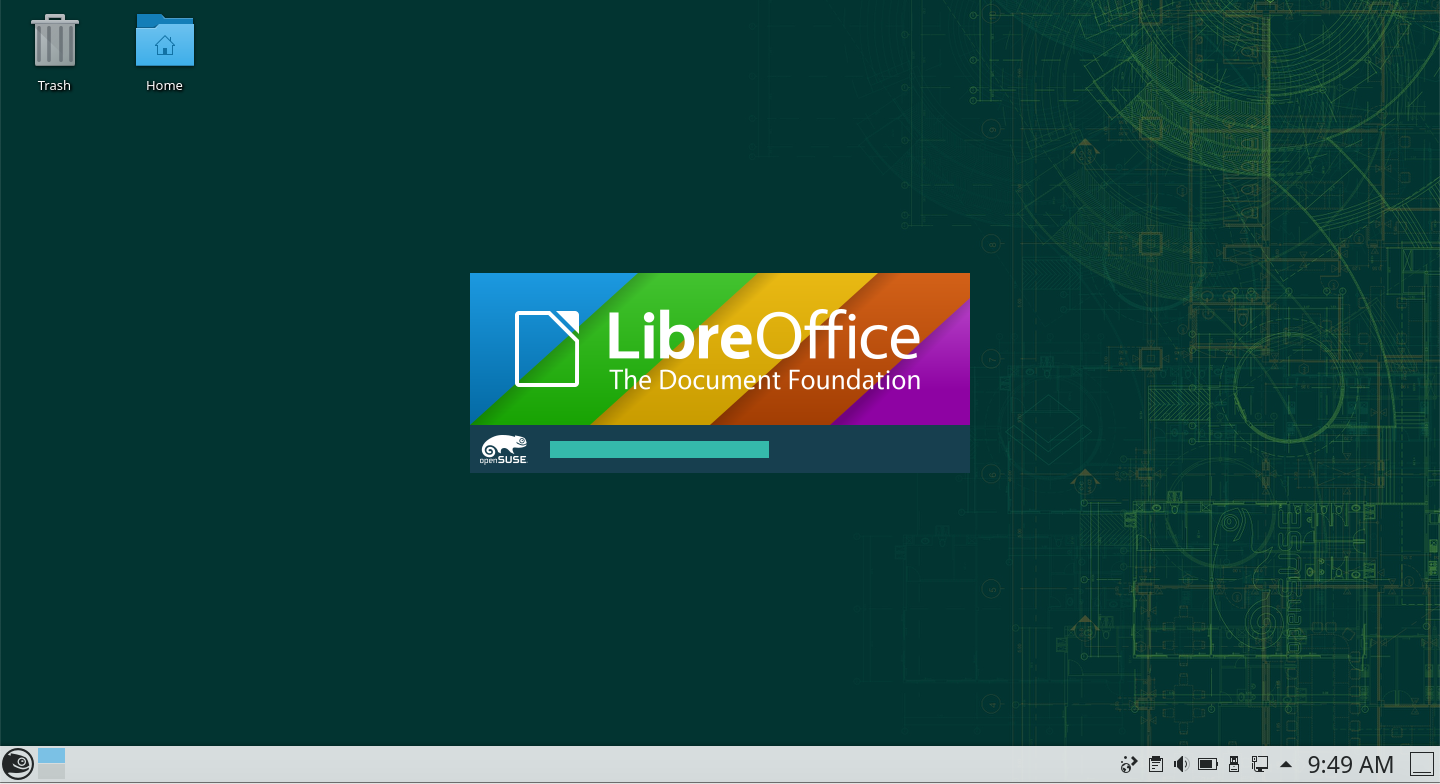Démarrage de LibreOffice sur Leap 15.2 avec l'environnement Plasma de KDE