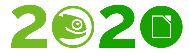 Logo d’oSC 2020 CC-BY-SA 3.0 openSUSE Artwork Team
