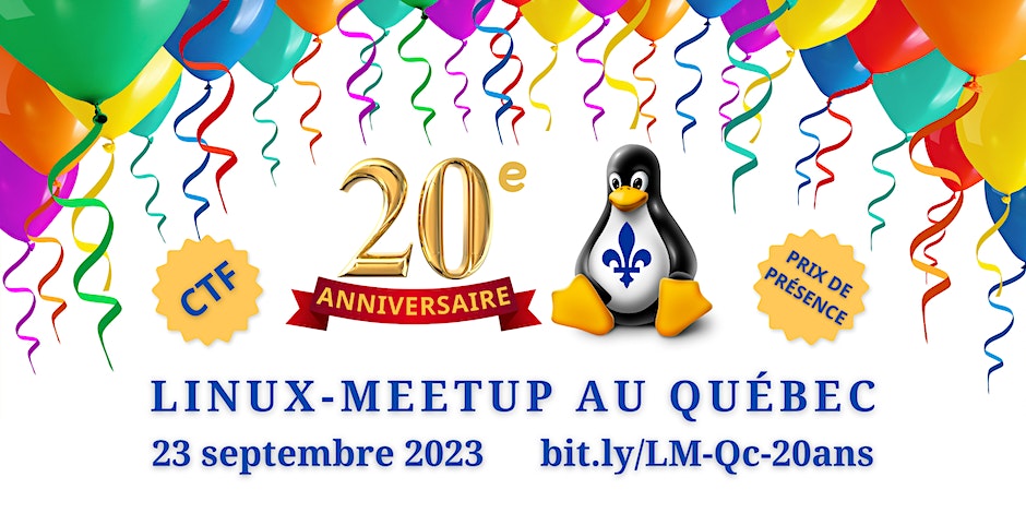 20 ans de Linux-Meetup au Québec