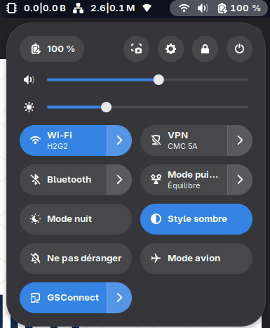 Nouvelle localisation du bouton Ne pas déranger