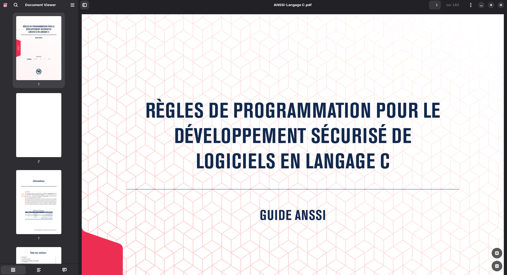 Nouveau visionneur de documents GNOME