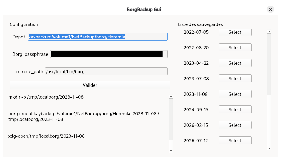 Source : https://git.poivron-robotique.fr/Keuronde/BorgBackup_gui/media/branch/master/doc/Interface.png Interface pour BorgBackup