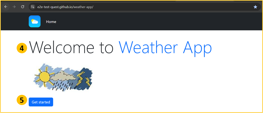 Application Weather App