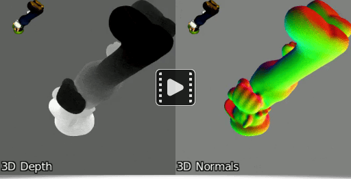 Commandes 'depthmap3d' et 'normalmap3d')