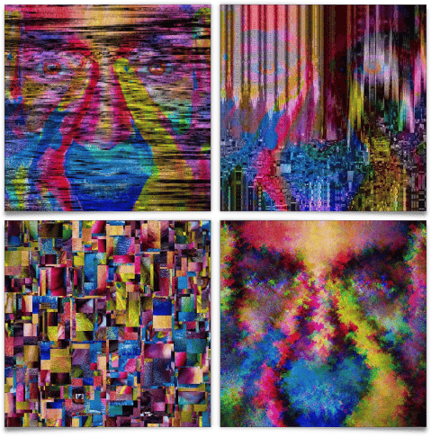Filtre 'Degradations/Offset Stripes (rendus)