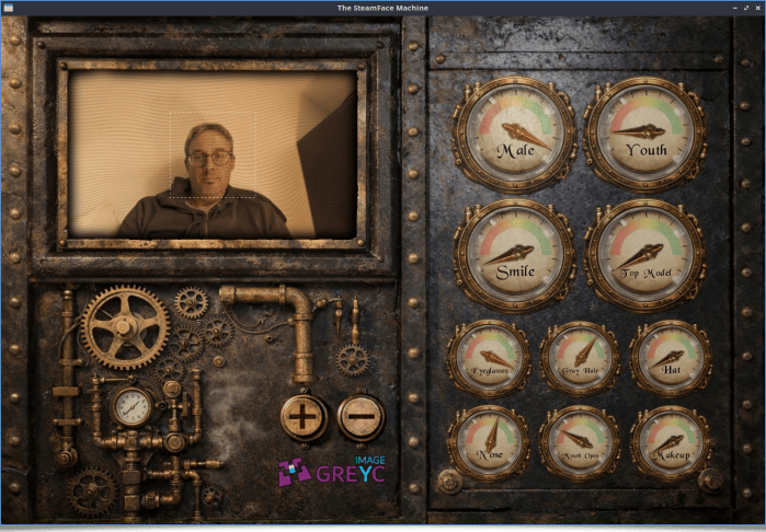 The SteamFace Machine (caractéristiques)