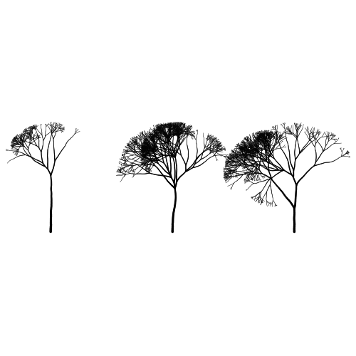 Source : https://gnulinux.ch/bl-content/uploads/pages/dd306bcbd6d5f50d237ed520f3aa8fb3/Bild2.png Trois silhouettes d’arbres différentes côte à côte