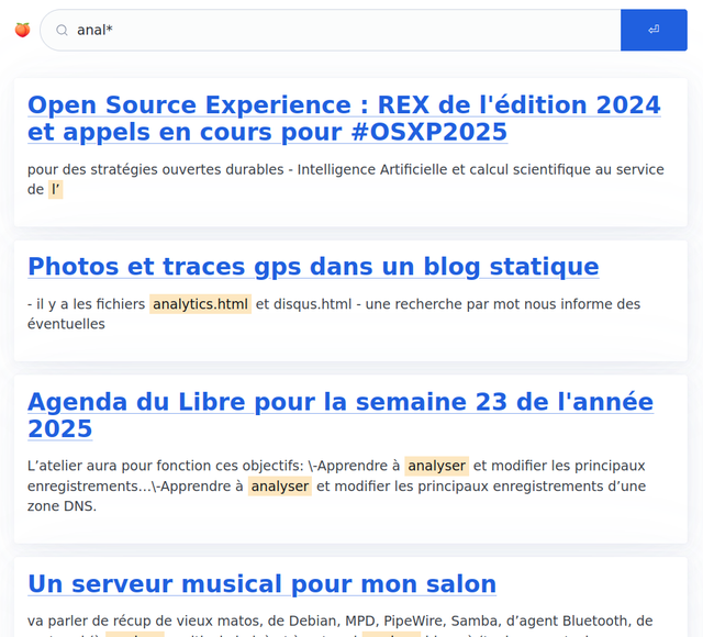 exemple recherche anal