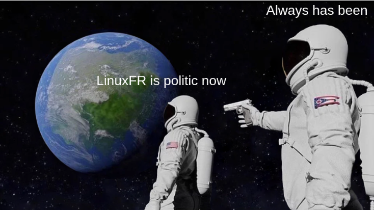 LinuxFR is politic now