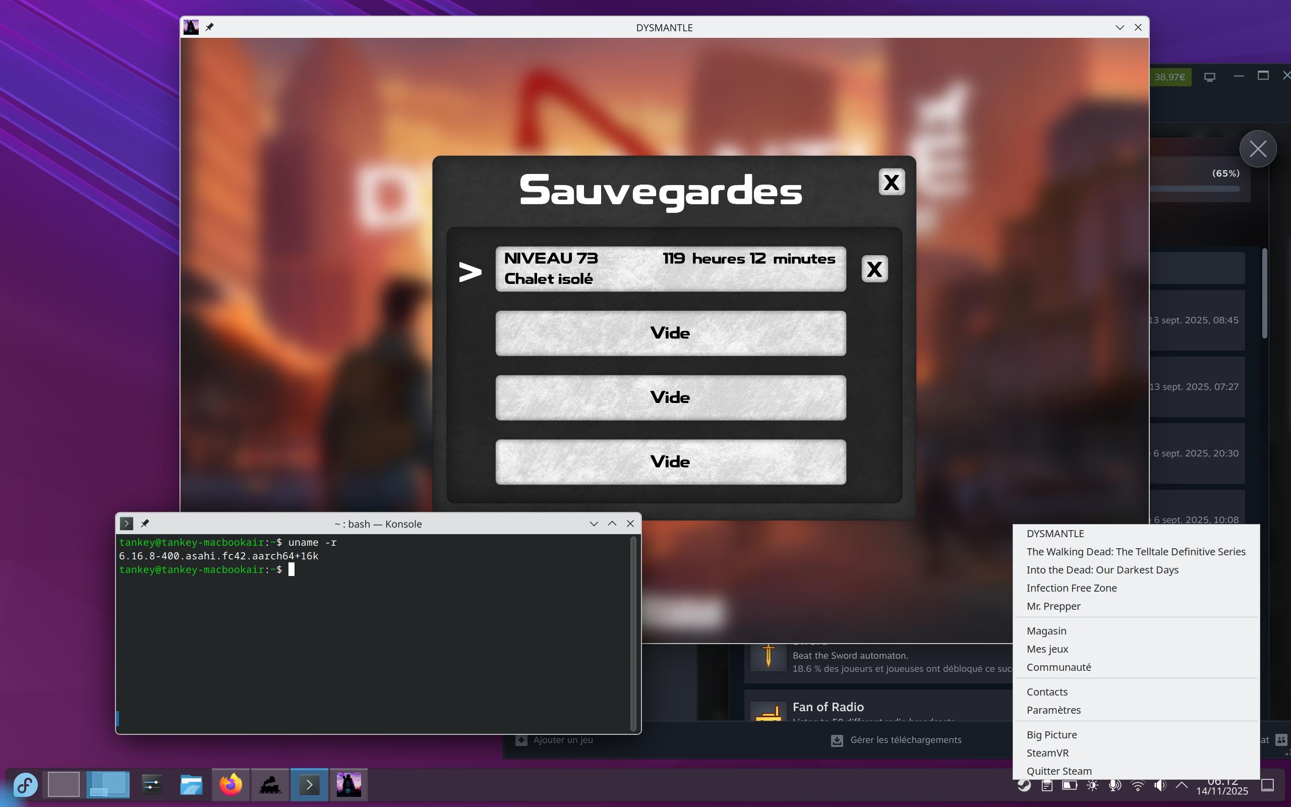 fedora asahi valve steam