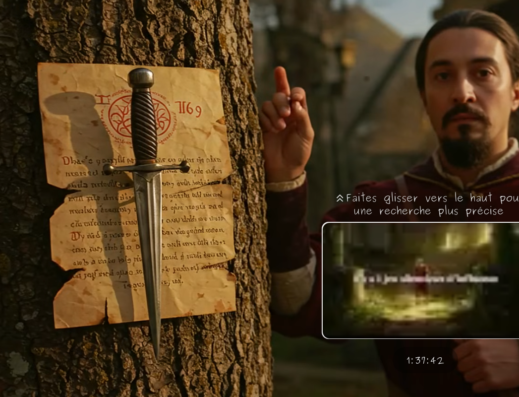 La dague et le message
