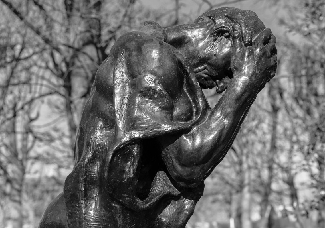 le penseur de Rodin, photo par marmontel sous licence CC BY 2.0, SOURCE : https://www.flickr.com/photos/marmontel/51071911292/