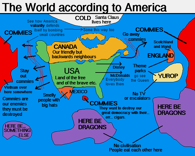 Le monde vu par les yanks