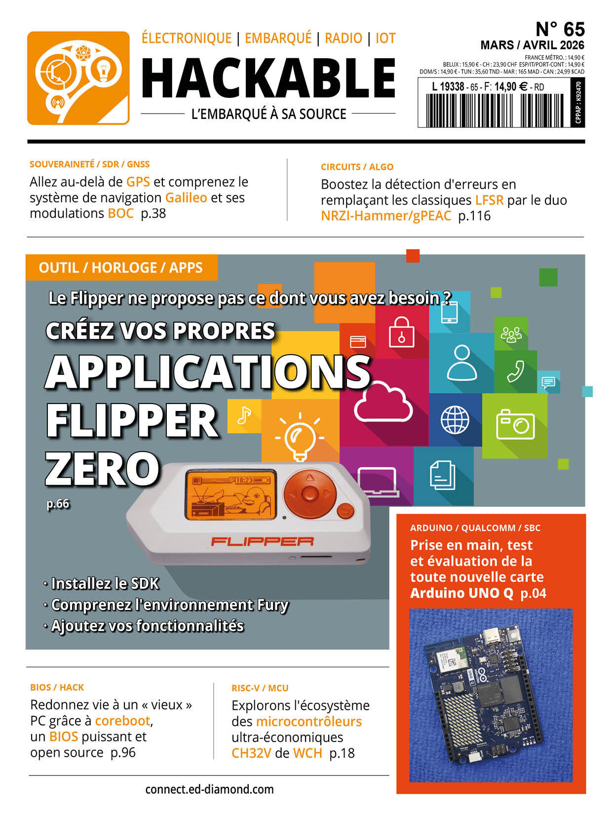 Mosaïque des couvertures HK 65