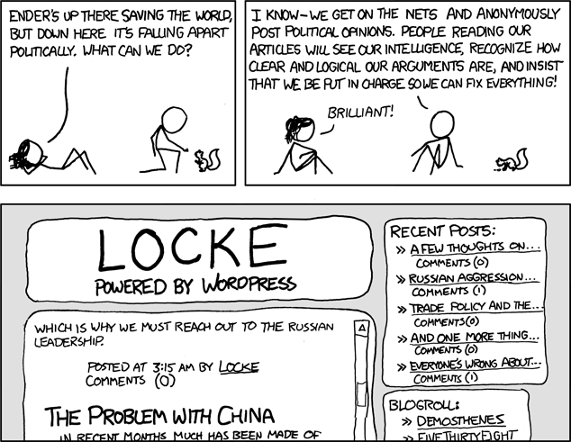 XKCD : Locke and Demosthenes.