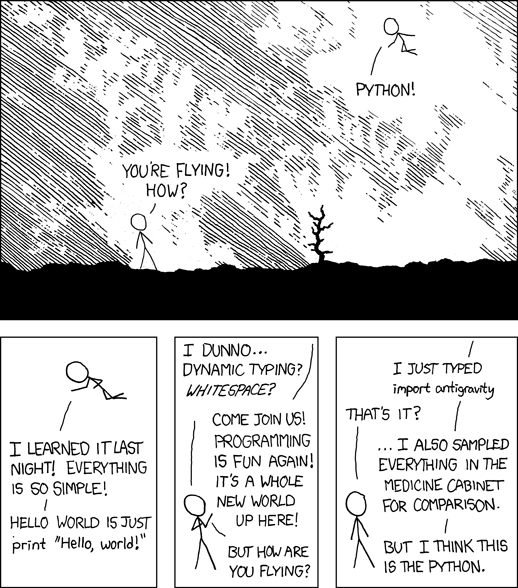 XKCD flying 